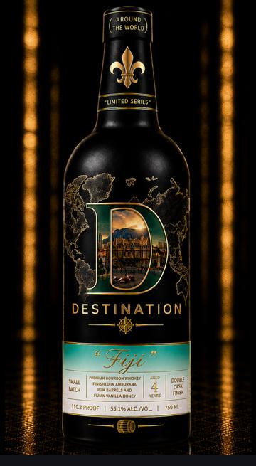 Destination Fiji bottle, rendering