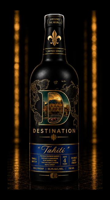 Destination Tahiti bottle, rendering